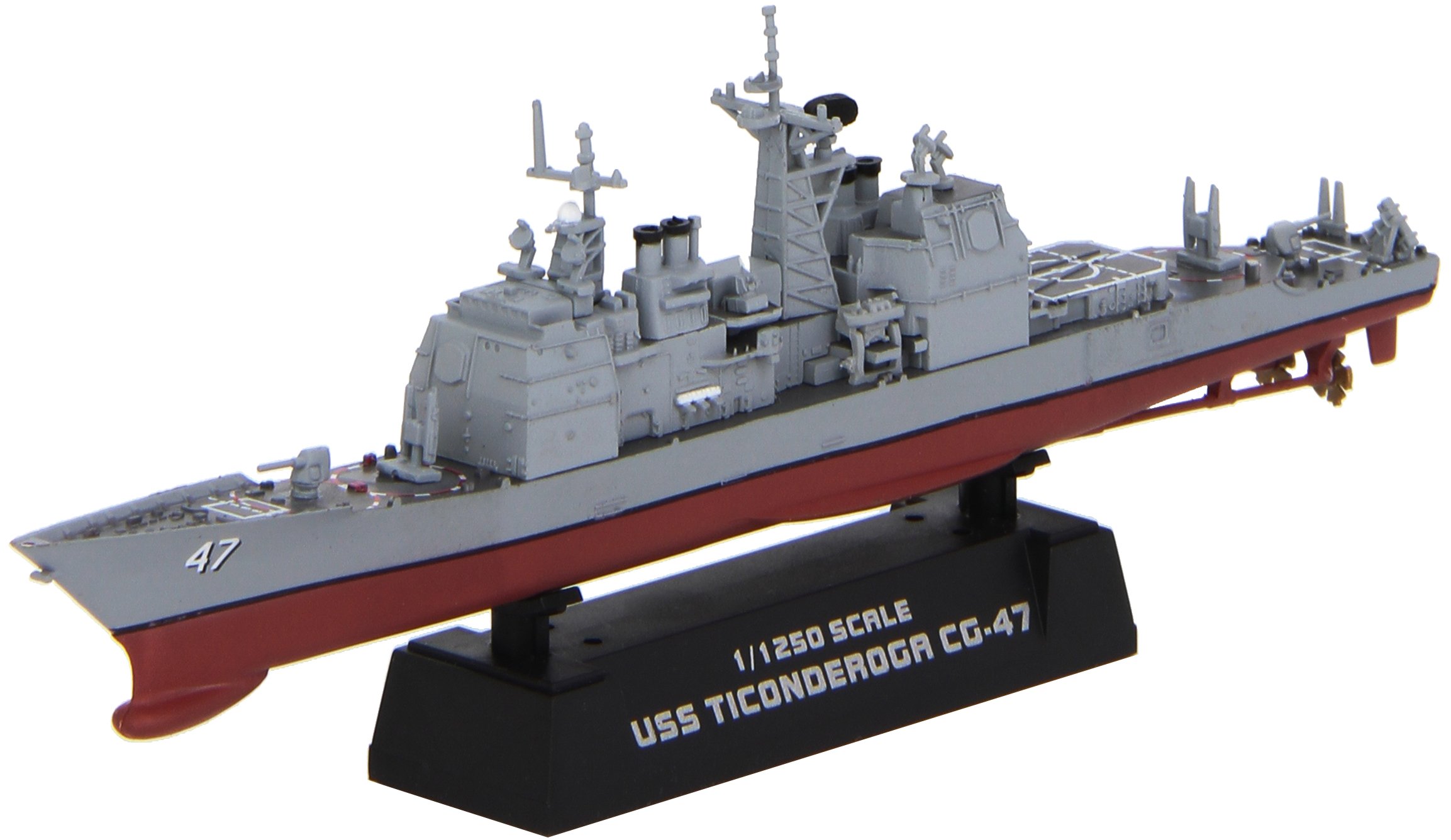 Easy Model 1:1250 Scale Warship USS Ticonderoga Cruiser CG-47
